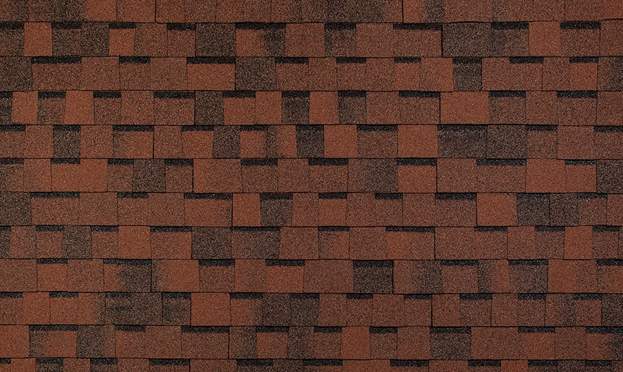 Гибкая черепица многослойная TEGOLA Премьер красно-коричневый, 100*33,7 см