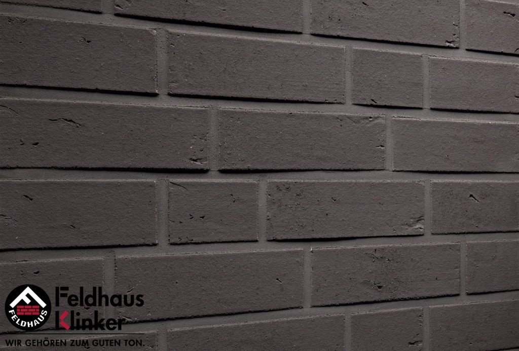 Фасадная плитка ручной формовки Feldhaus Klinker R761 vascu vulcano NF14, 240*14*71 мм