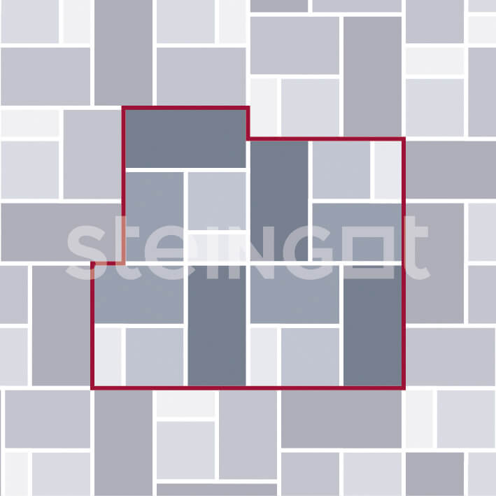 Тротуарная плитка Мюнхен "Stella Nera" 60мм, STEINGOT