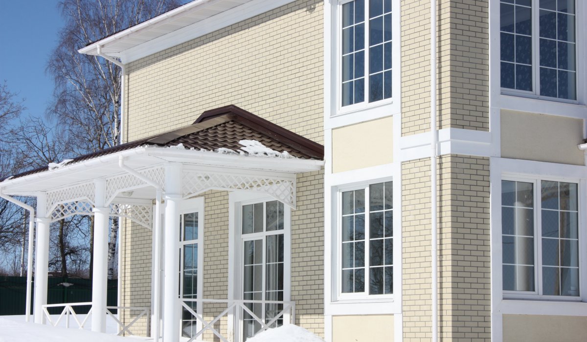 Фасадная Термопанель Европа с Клинкерной Плиткой Beige Glatt